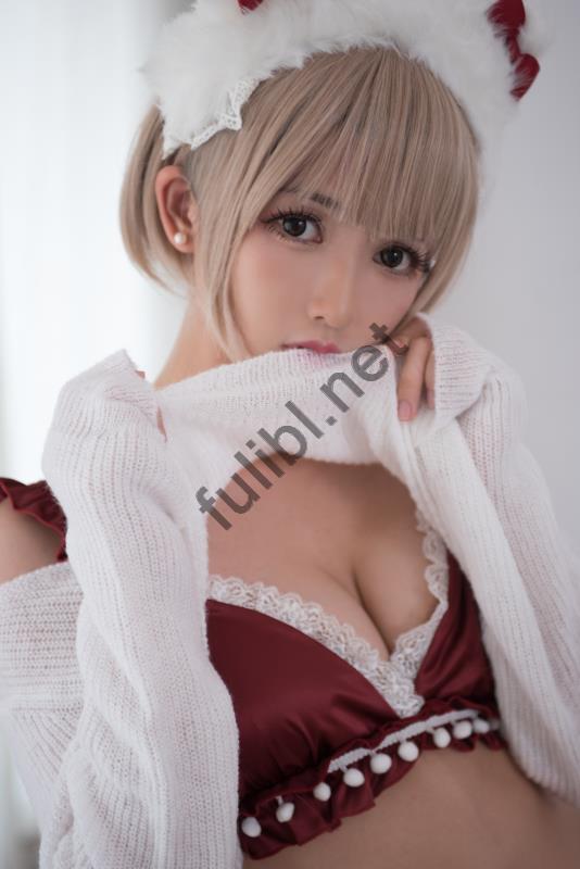 微博coser@鳗鱼霏儿 -兽耳圣诞白网袜[18P/184M]