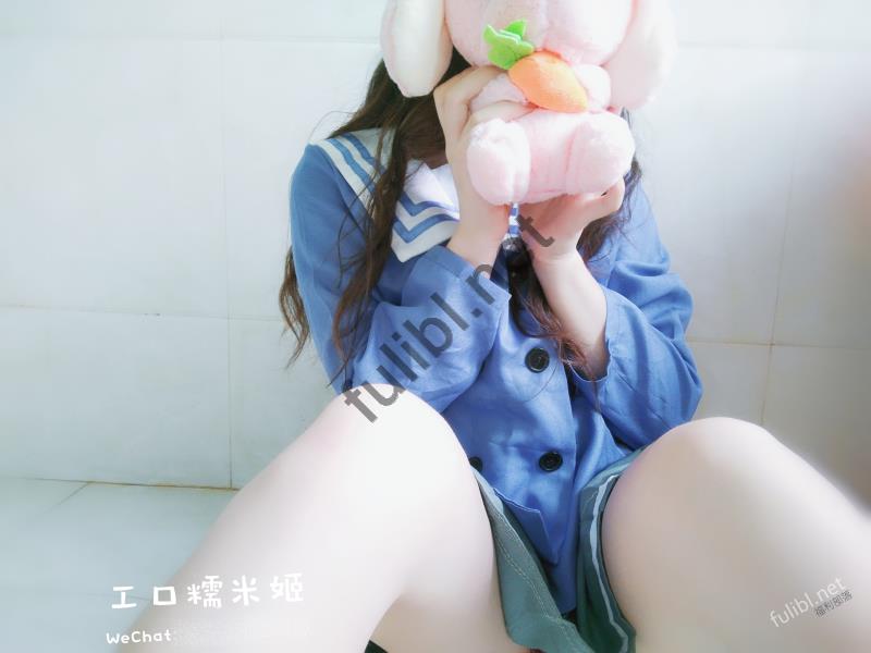 福利姬@工口糯米姬 - 蓝色JK海军衫[22P/68M]