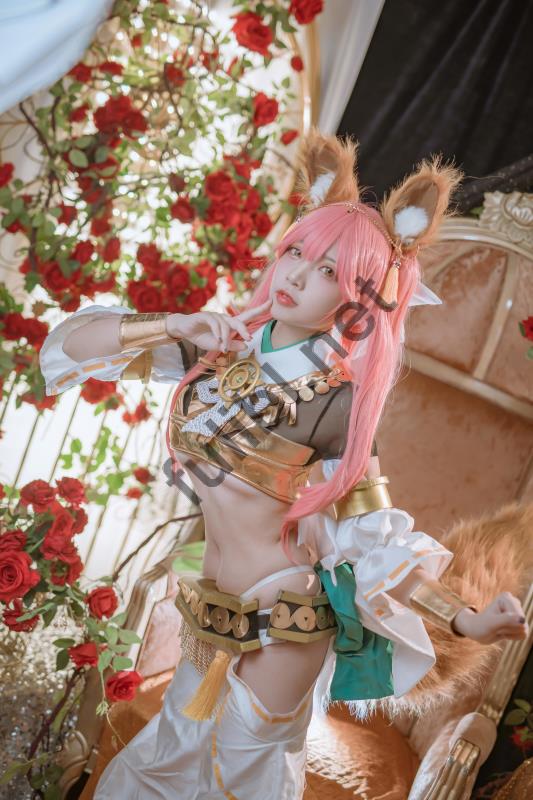高质量coser@二佐Nisa - 碧蓝大凤旗袍+玉藻前神话礼装[61P/627M]