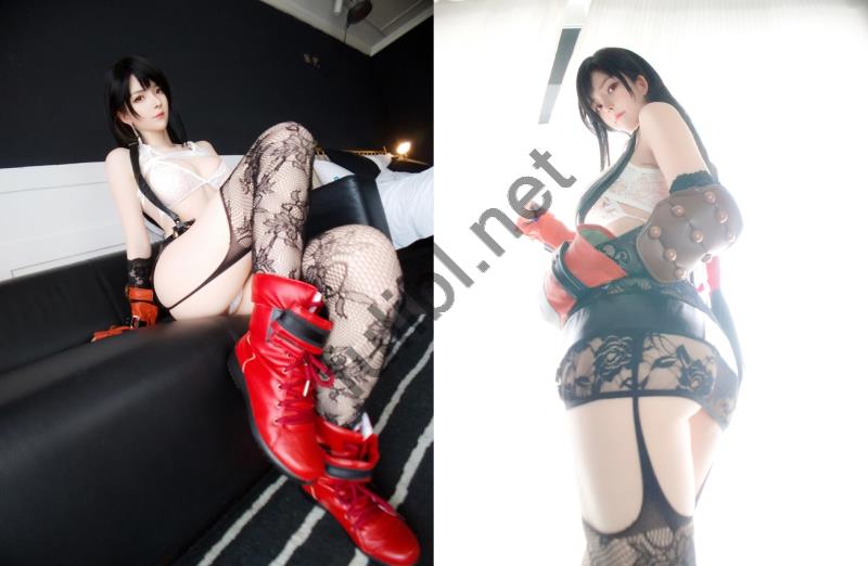 高质量coser@一小央泽 新作 - 蒂法[66P/114M]