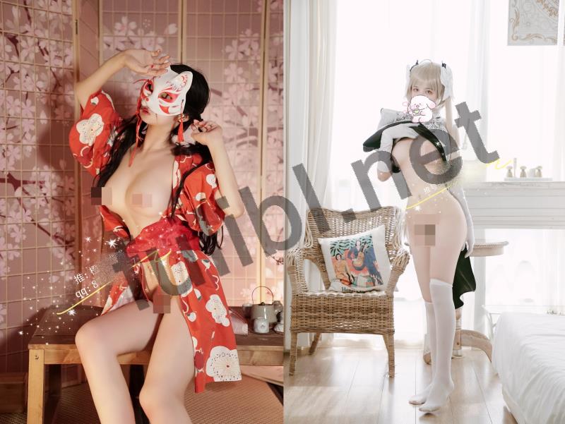 高质量coser@橙子喵酱 尺度作品15套原版合集[221P/136M]