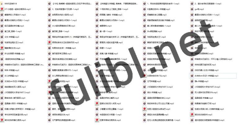 多音线声优网红@林晓蜜 有声小说作品合集[119mp3/4.30G]