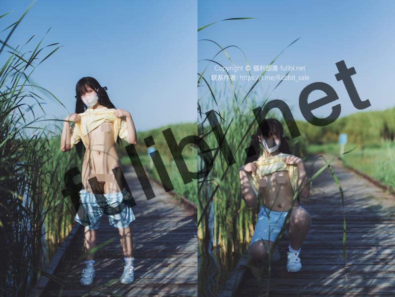[全网首发]元气福利姬@爱喝奶茶的兔子 - 露出日记 泡沫之夏[52P/518M]