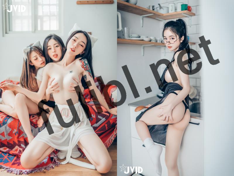 JVID 辰辰 妍妍 飘飘哥 -  宅女与猫咪[162P+1V/423M]