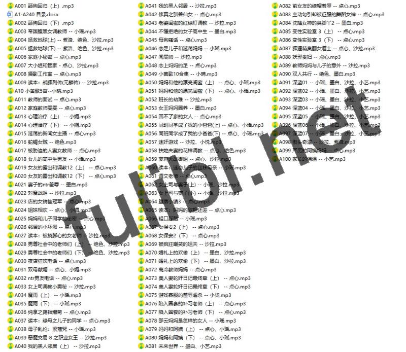 步非烟工作室出品 有声小说系列最新作品合集[截至22.12.20][324MP3/23.6G]