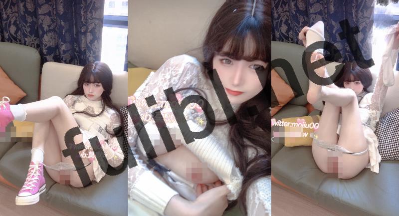 白虎福利姬@小青茗(莫啾w)露脸定制 - 纯欲毛衣[43P+1V/906M]
