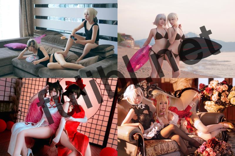 高质量coser@半半子 写真作品46套原版合集[2418P+16V/8.79G]