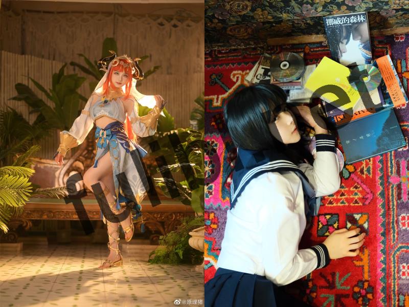 高质量coser@原理猪(白莉爱吃巧克力)写真作品6套合集[70P/2.78G]