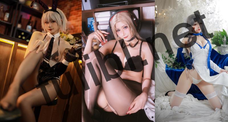 高颜值少妇coser@兔胖胖min 写真作品4套合集[121P/971M]