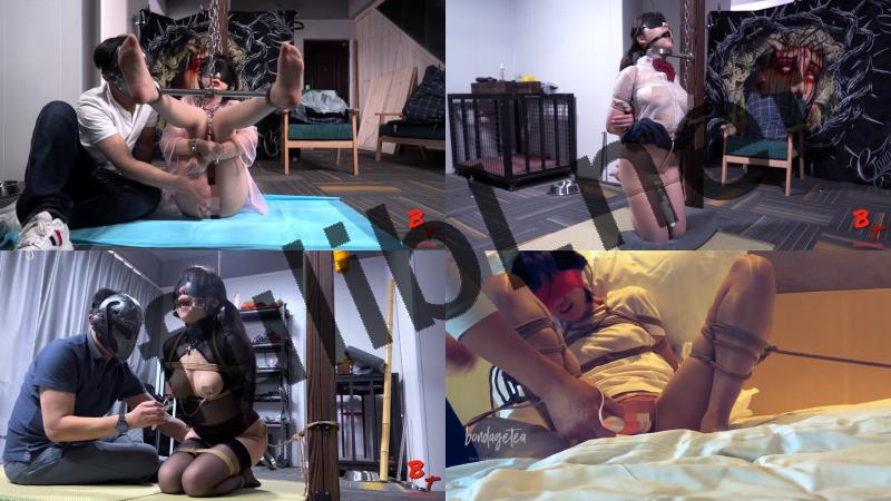 束缚调教大佬@Bondagetea(绳精病) 尺度作品合集 第六弹[82V/27.0G]