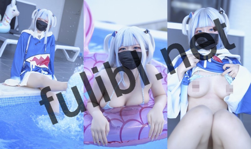 白虎福利姬@Hamusuk_k(hamusukee)单售新作 - Gawr Gura +学院风[111P+3V/8.00G]
