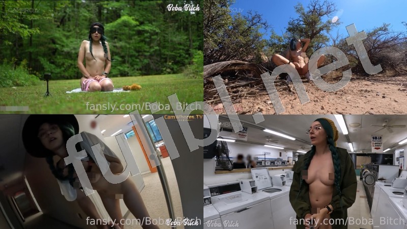 露出系网红@Boba_Bitch 长时间裸行合集[16V/12.5G]